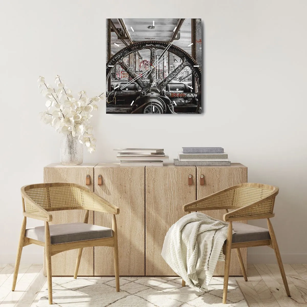 Falióra, Óra - A gyár titkos élete - 30x30 cm