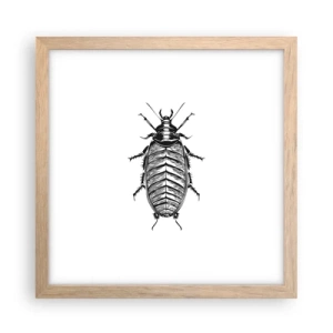 Poszter világos tölgy keretben - Micsoda példány! - 30x30 cm