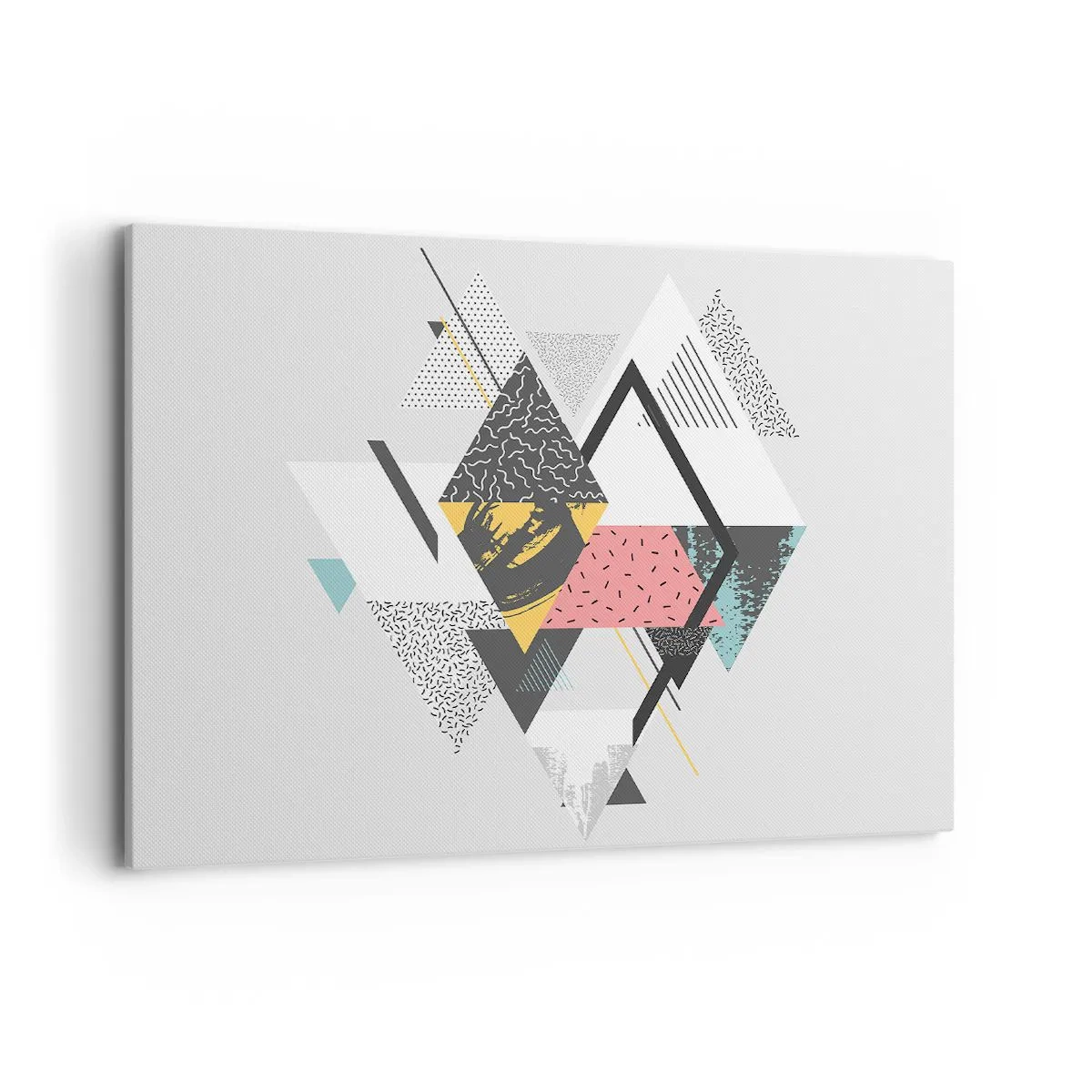 Vászonkép - Variáció háromszögön és rombuszon - 100x70 cm