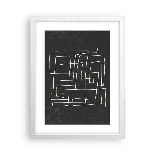 Poszter fekete keretben - Nem olyan egyszerű - 30x40 cm