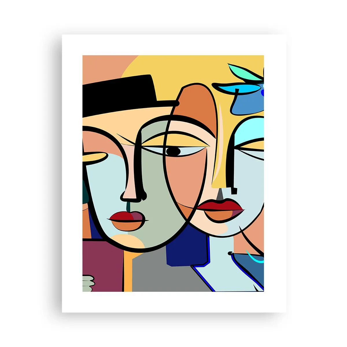 Poszter - Picasso randez vous - 40x50 cm