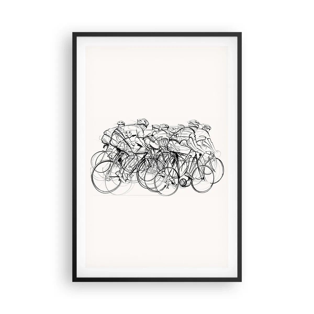 Poszter fehér keretben - Együtt, a csapatban - 61x91 cm