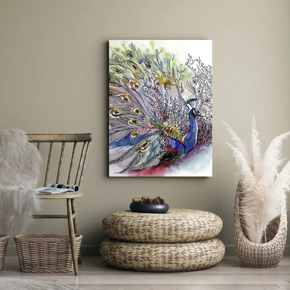 Vászonkép - Büszkeséggel a szürkeség ellen  - 55x100 cm