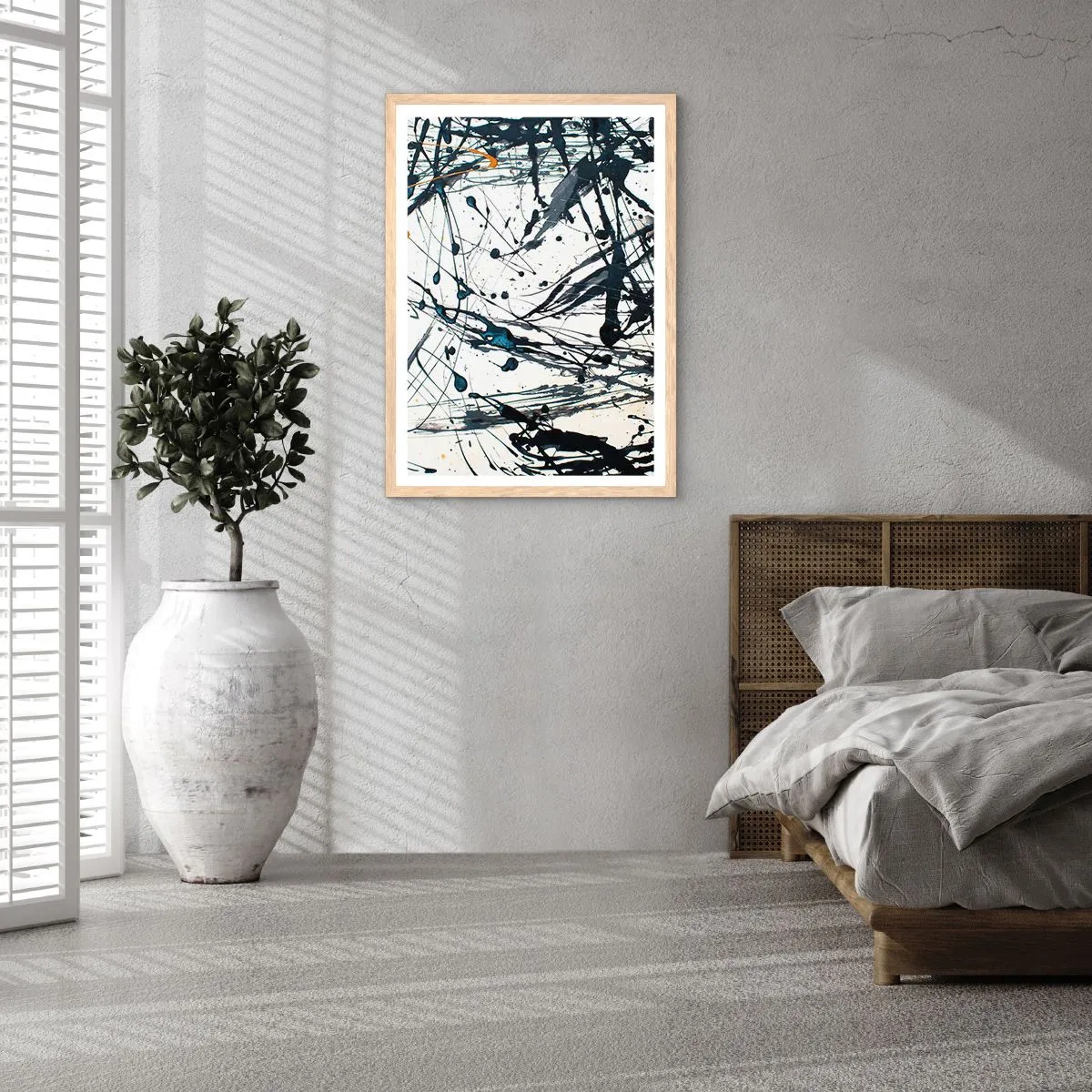 Poszter világos tölgy keretben - Van értelme vagy nincs értelme? - 50x70 cm