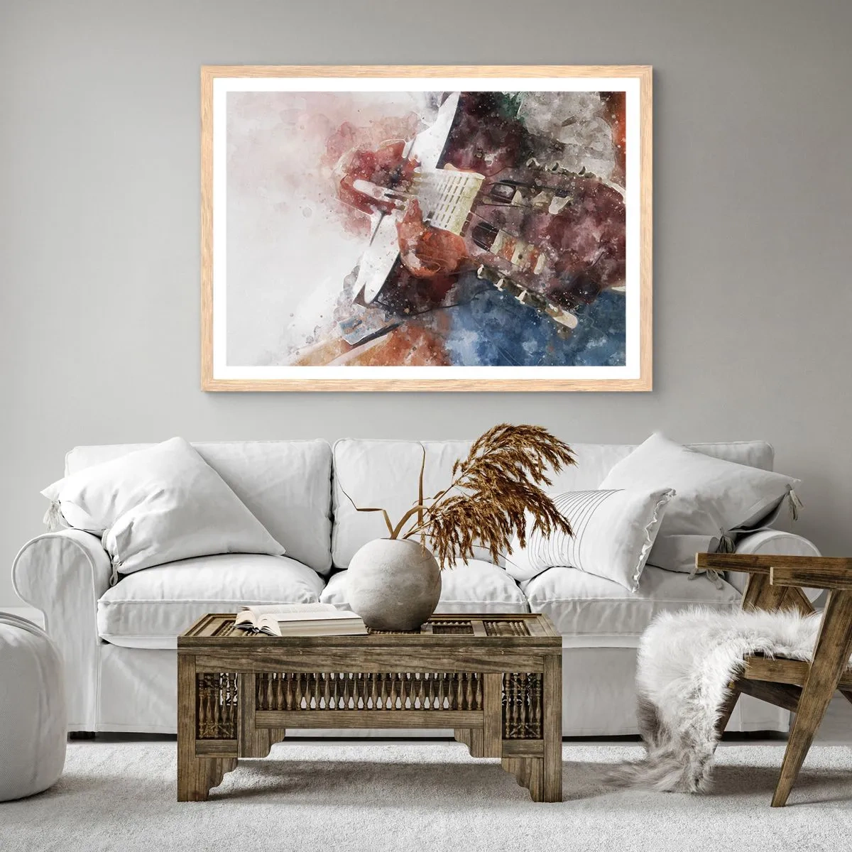 Poszter világos tölgy keretben - És mit gondolsz róla? - 91x61 cm