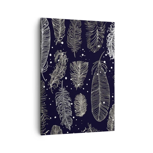 Vászonkép - Tollas csipke - 50x70 cm