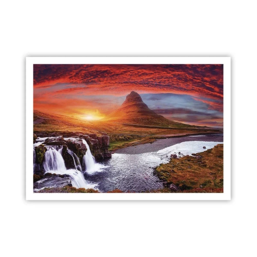 Poszter - Középfölde kilátása - 100x70 cm