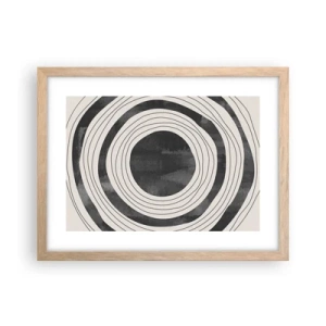 Poszter világos tölgy keretben - A legmélyén - 40x30 cm