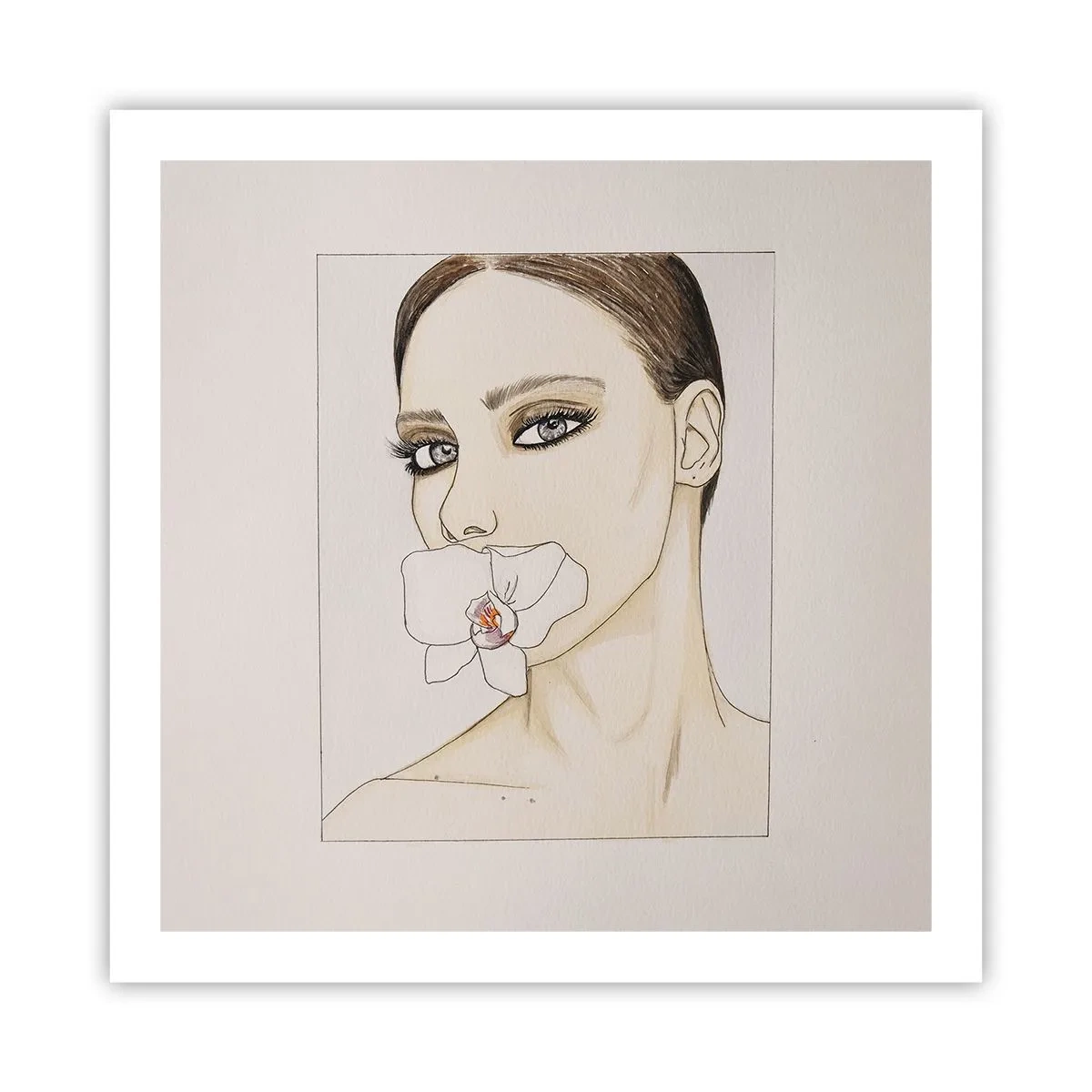 Poszter - Az elegancia és a szépség szimbóluma - 60x60 cm