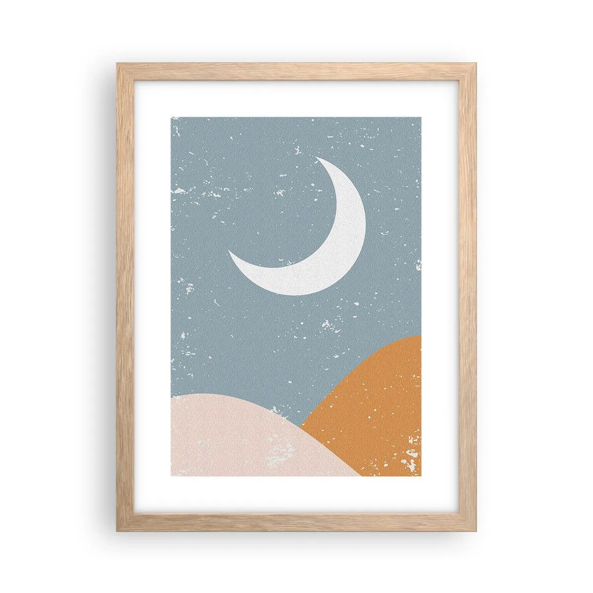 Poszter világos tölgy keretben - A sok éjszaka csodája - 30x40 cm