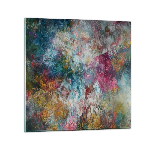 Üveg kép - Teljes virágzásban - 70x70 cm