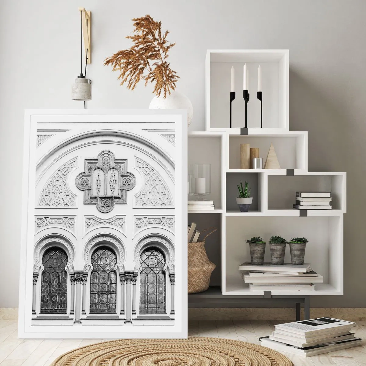 Poszter fekete keretben - A kultúrák határán - 61x91 cm