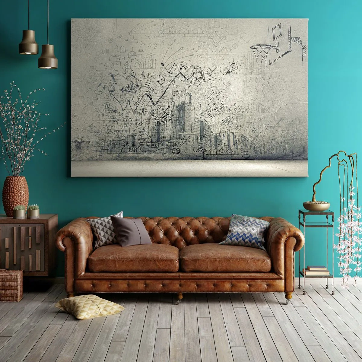 Vászonkép - A remek városi életem - 120x80 cm
