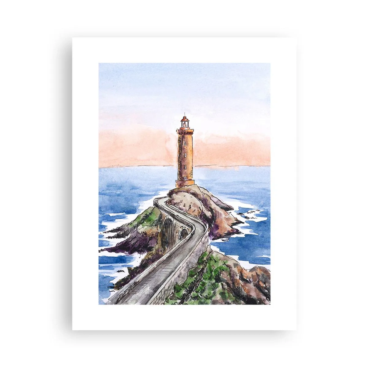 Poszter - Szemben a tengerrel - 30x40 cm