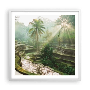 Poszter fekete keretben - Felnőni a napon - 60x60 cm