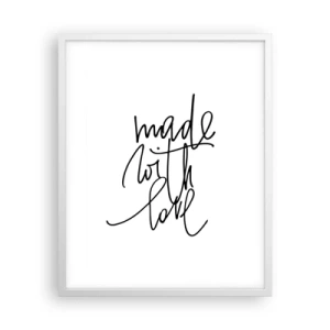 Poszter fekete keretben - A legjobb márka - 40x50 cm