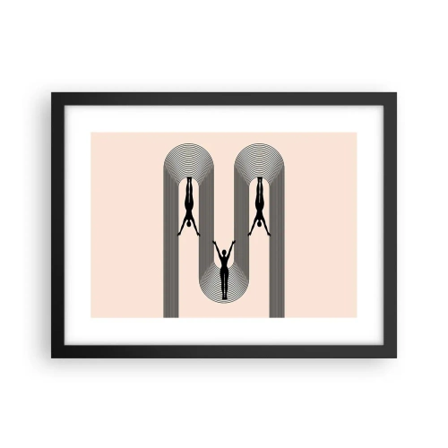 Poszter fehér keretben - Fejjel lefelé - 40x30 cm