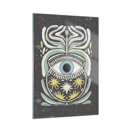 Üveg kép - Törzsi rituálék - 50x70 cm