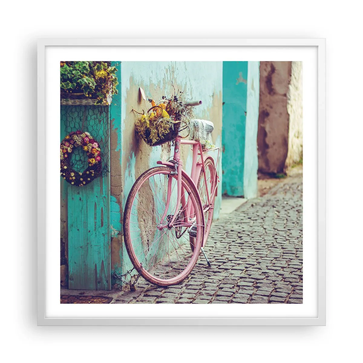 Poszter fekete keretben - Mindjárt visszajövök - 60x60 cm