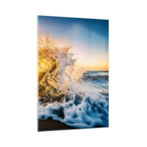 Üveg kép - Játék a homokban - 70x100 cm