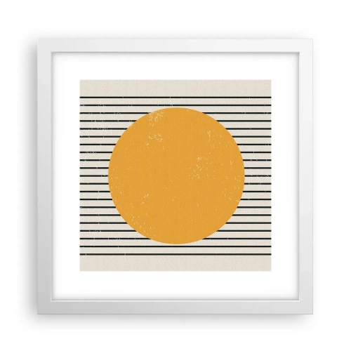 Poszter fekete keretben - Az egyszerűség ereje - 30x30 cm