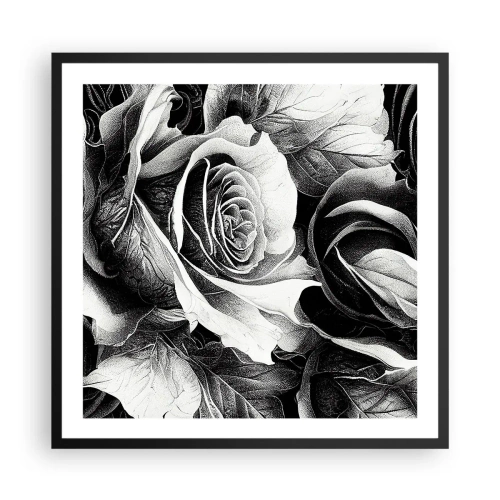 Poszter fehér keretben - Mindig a királynő - 60x60 cm