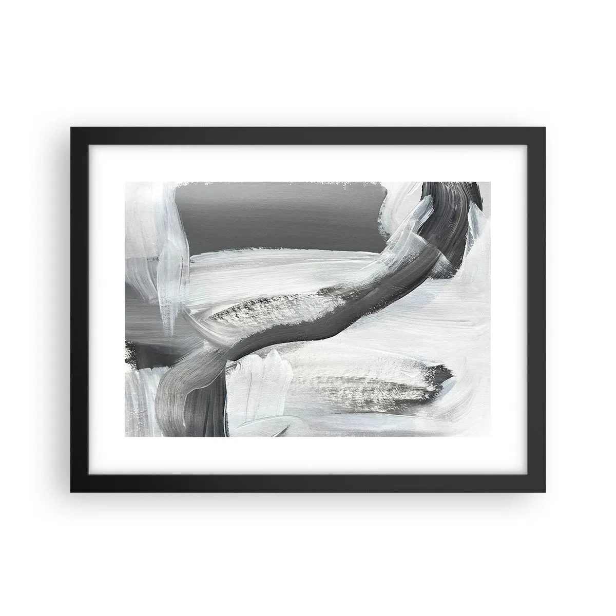 Poszter fehér keretben - Határozott mozgással - 40x30 cm