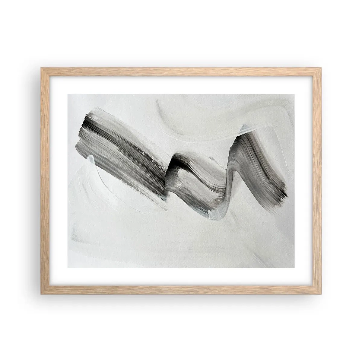 Poszter világos tölgy keretben - Csak a móka kedvéért - 50x40 cm