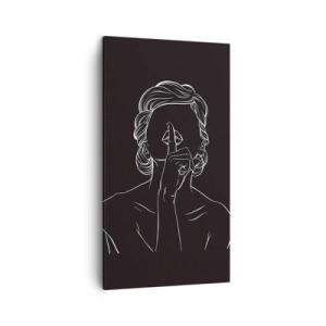 Vászonkép - A szépség csendben virágzik - 45x80 cm