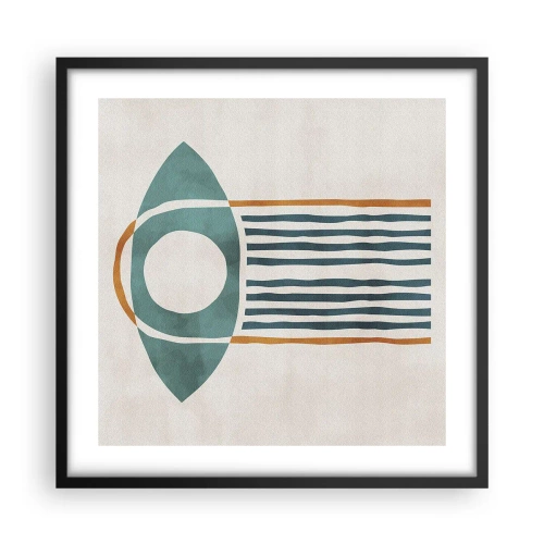 Poszter fehér keretben - Jelek és rituálék - 50x50 cm