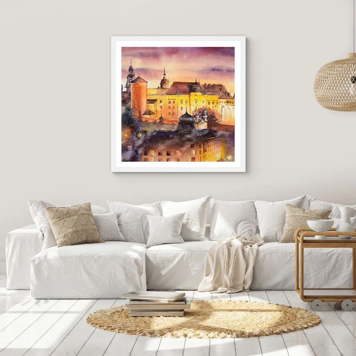 Poszter fekete keretben - Történet és mese - 50x50 cm