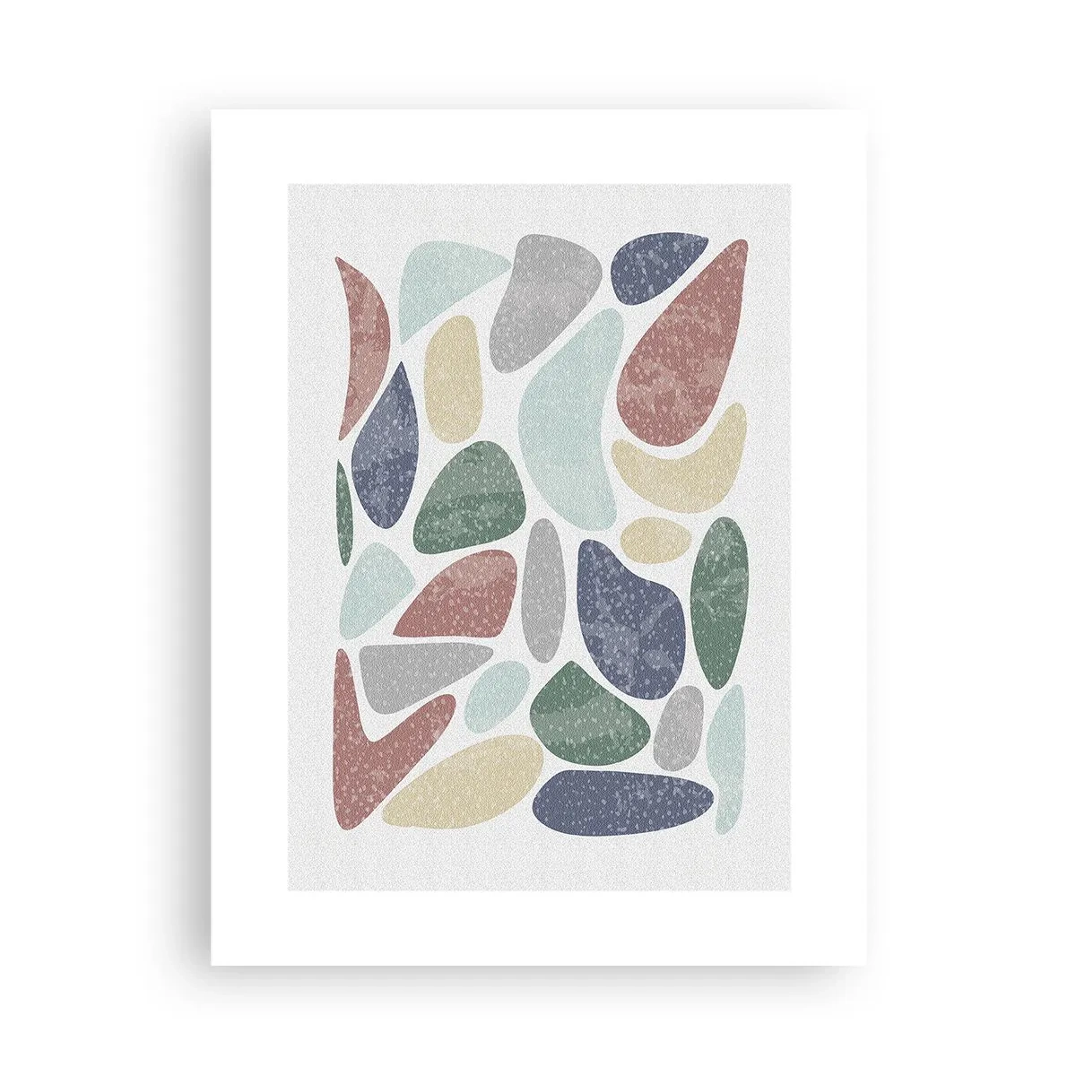 Poszter - Mozaik púderes színekből - 30x40 cm