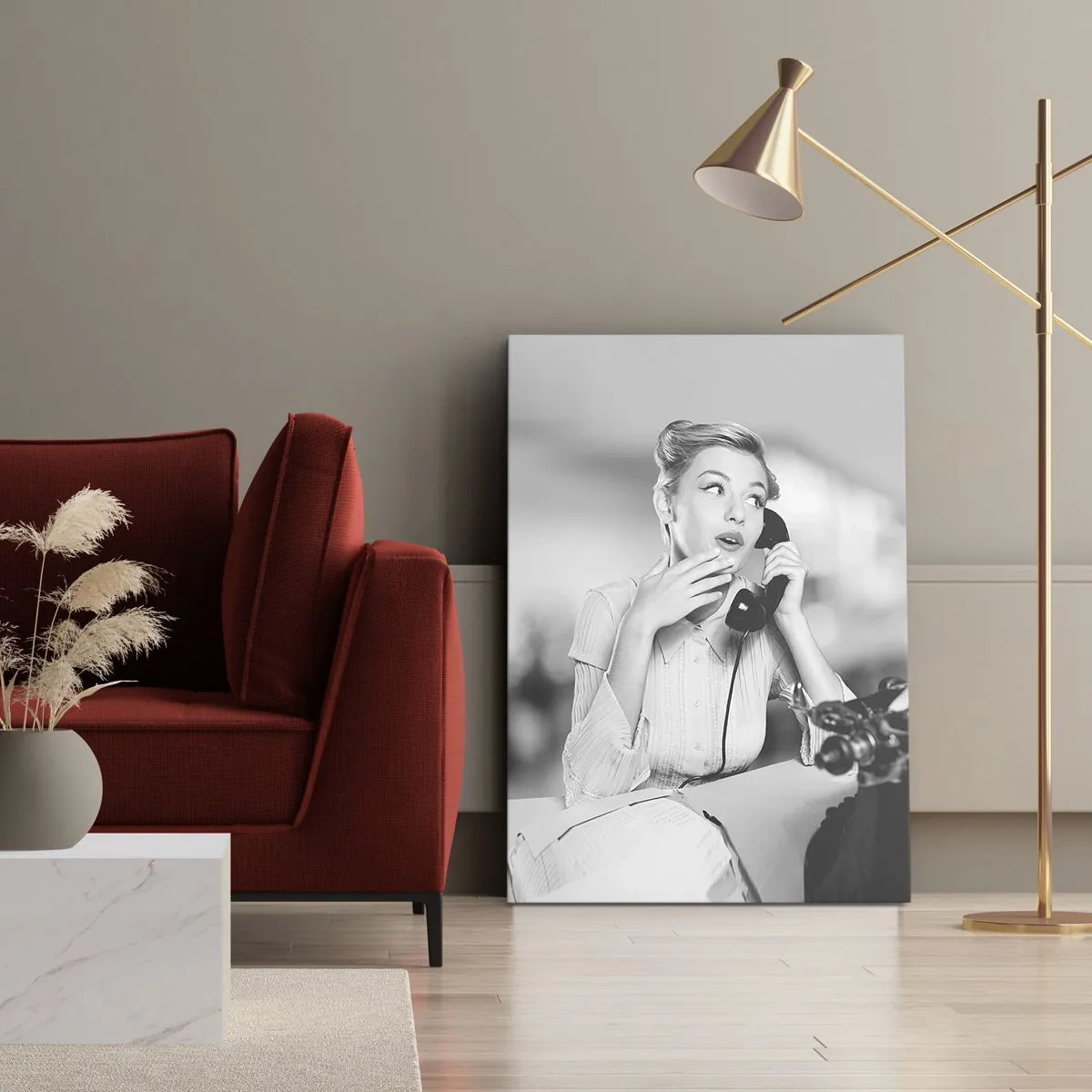 Vászonkép - Hello, itt az 50-es évek. - 70x100 cm