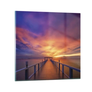 Üveg kép - Vég nélkül - 60x60 cm