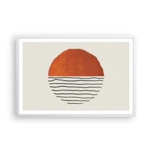 Poszter fekete keretben - Japán hangulatban - 91x61 cm