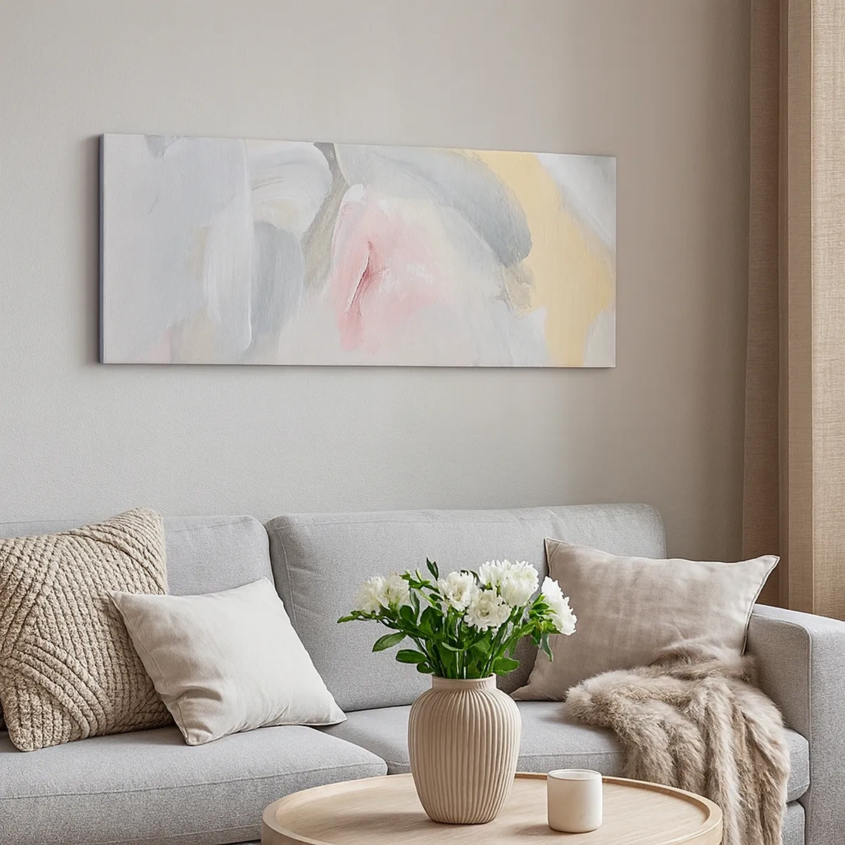 Vászonkép - Egy pasztell világban - 30x30 cm