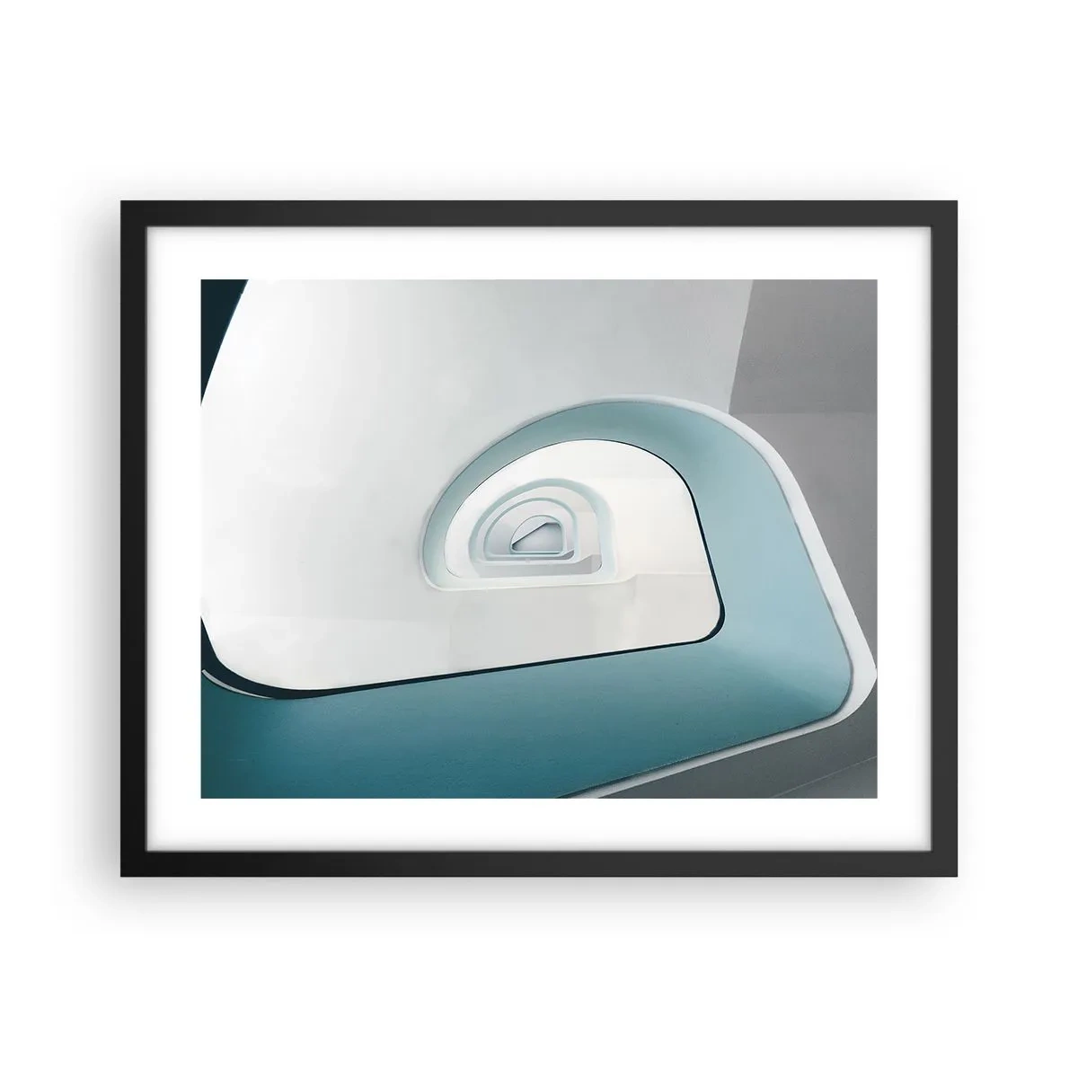 Poszter fehér keretben - A kék aljára - 50x40 cm