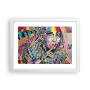 Poszter fekete keretben - Maradj csendben, amíg meg nem érted - 40x30 cm