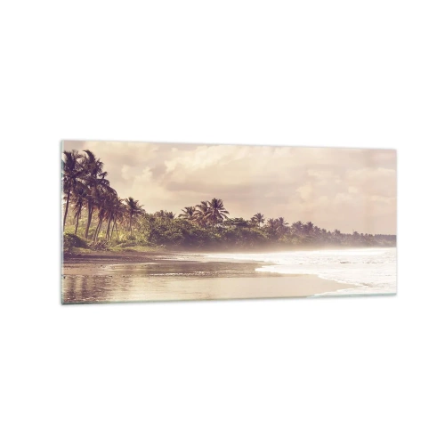 Üveg kép - A hullámok simogatása - 120x50 cm