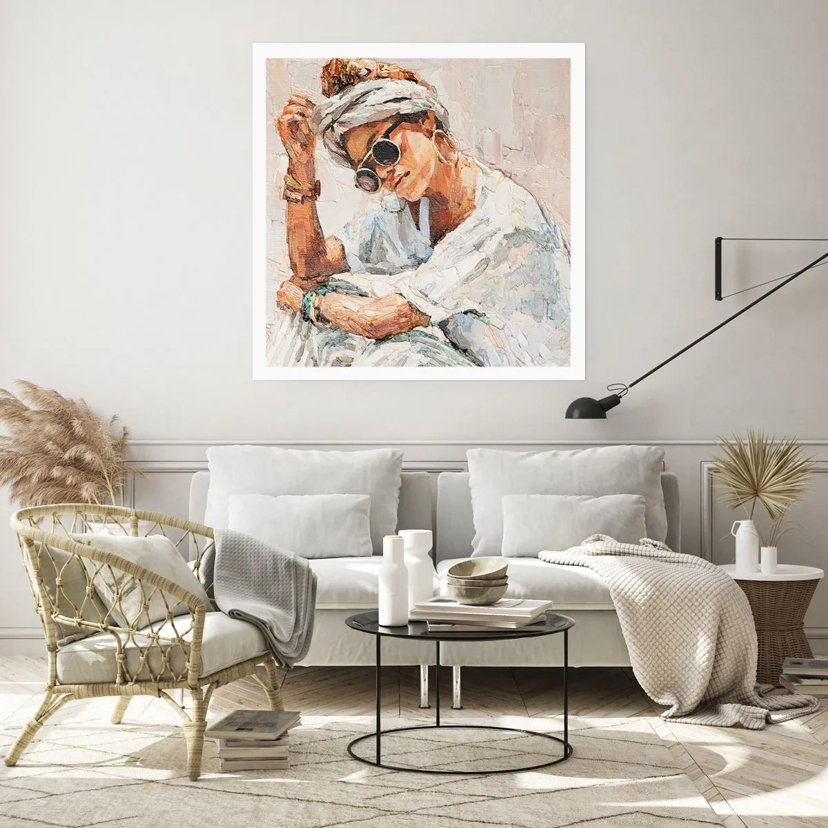 Poszter - Portré teljes napfényben - 50x50 cm