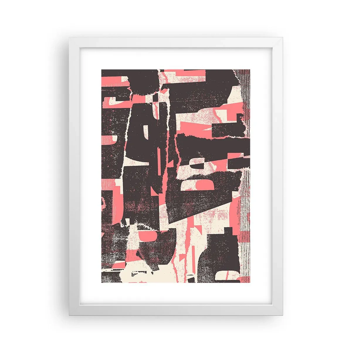 Poszter fekete keretben - Minden nyüzsgés és nyüzsgés - 30x40 cm