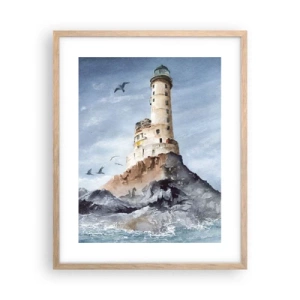 Poszter világos tölgy keretben - Legyőzhetetlen - 40x50 cm
