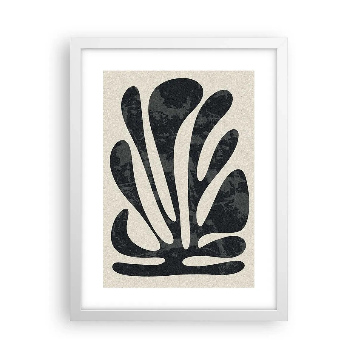 Poszter fekete keretben - Többujjas absztrakció - 30x40 cm