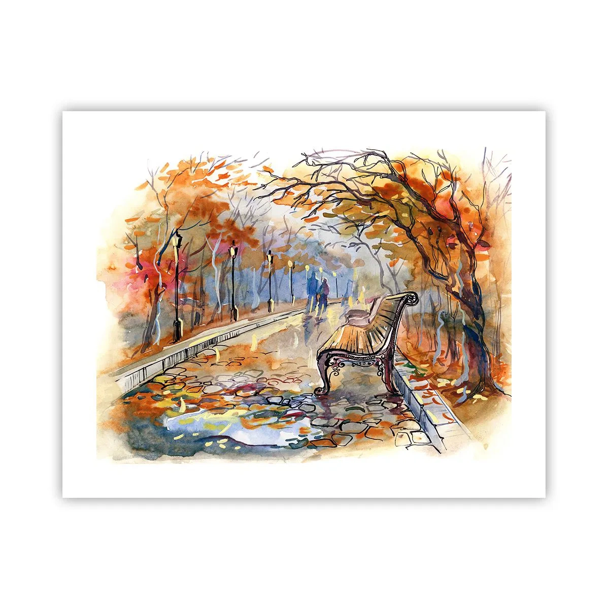 Poszter - Kiránduljunk együtt az őszbe - 50x40 cm