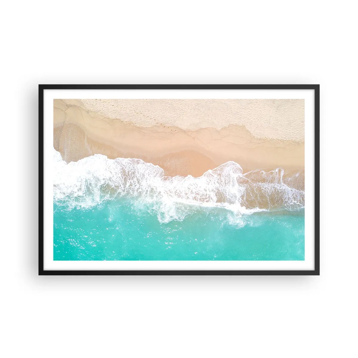 Poszter fehér keretben - Simogató érintés - 91x61 cm