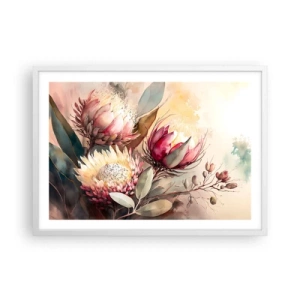 Poszter fekete keretben - Profilból és en face - 70x50 cm