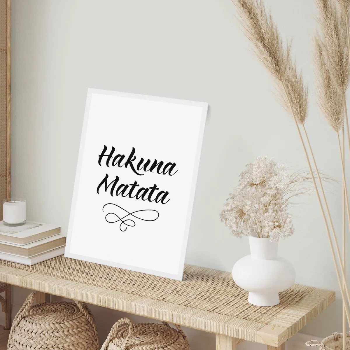 Poszter fekete keretben - A legjobb tanács - 40x50 cm