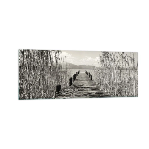 Üveg kép - A fű csendjében - 140x50 cm