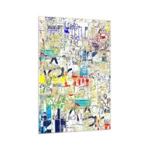 Üveg kép - Egyszerűen tetszik a szemnek - 70x100 cm