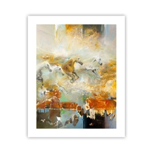 Poszter - Vágta a fényen át  - 40x50 cm